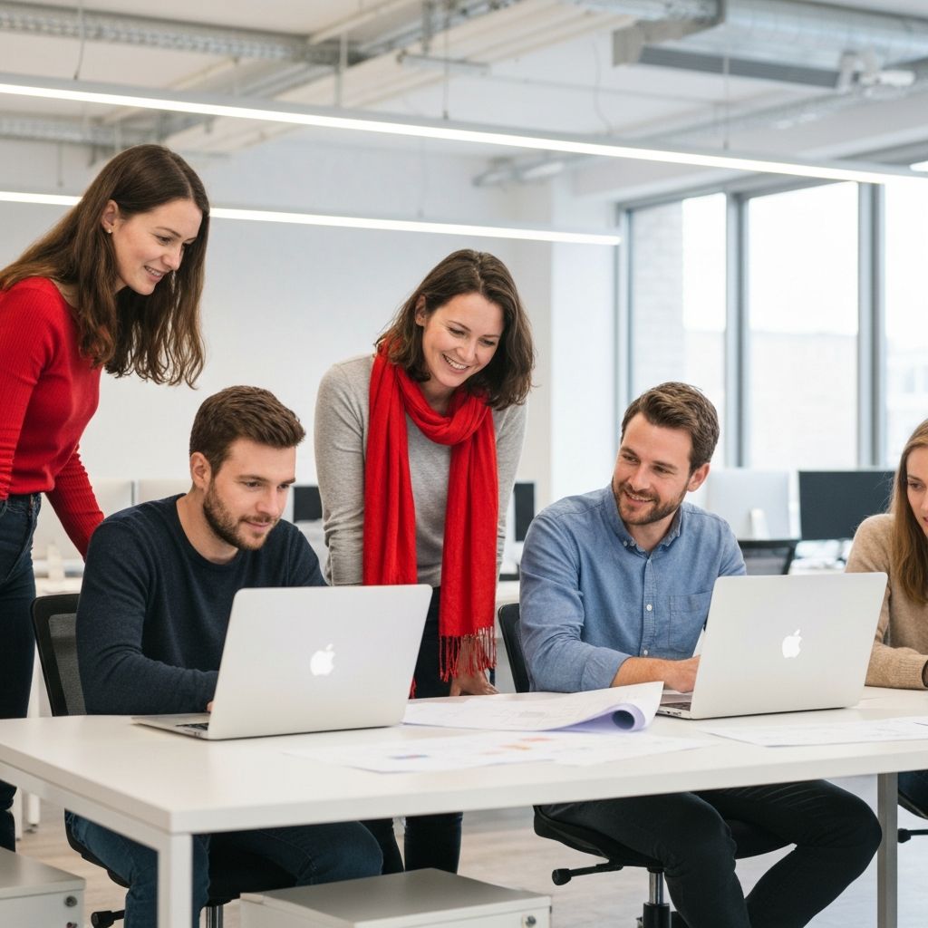 Equipo trabajando juntos